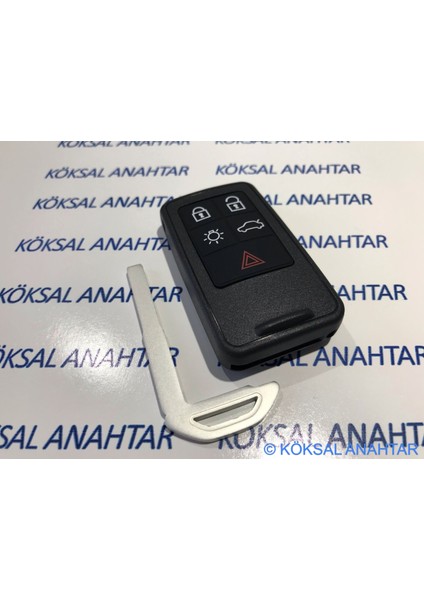 Volvo S40 S60 S90 5 Tuşlu Smart Kumanda Kabı