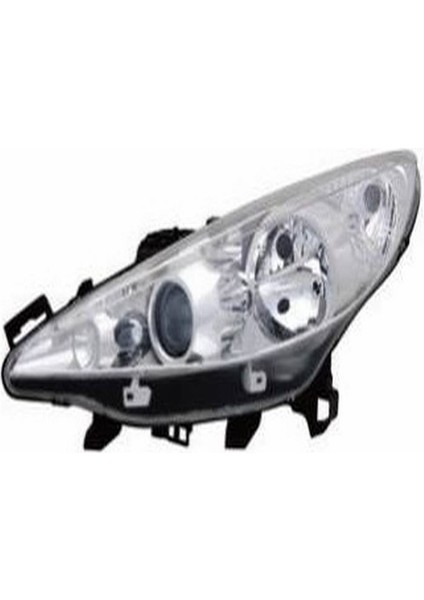 Peugeot 207 Ön Far Elektrikli Motorlu Mercekli Sol 2006- 620896