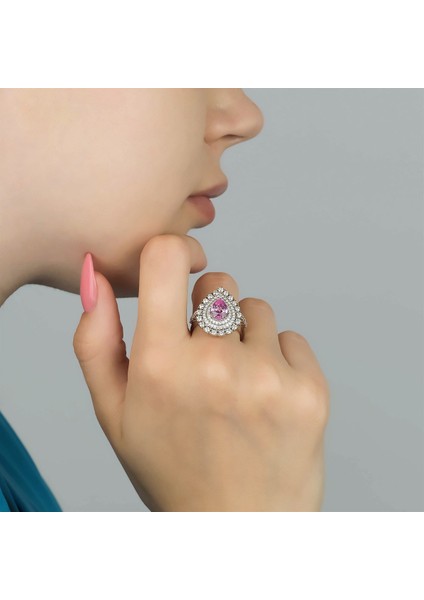 Pink Safir Yüzük fiyatları