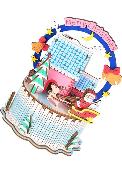 Yaratıcı Dıy Ahşap Müzik Kutusu Kitleri El Sanatları Dönen Müzikal Hareketi(Yurt Dışından) fırsatları