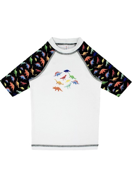 Baskılı Çok Renkli Erkek T-Shirt ST20120025 Dino T-Shirt T-Shirt