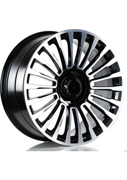 EMR-A225-01 8.5X19"-5X112 ET38 66.6 Black Diamond Jant (4 Adet)