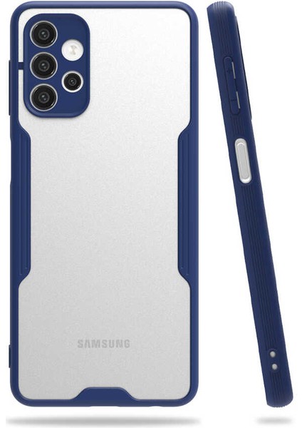 Samsung Galaxy A32 Tam Korumalı Renkli Kenarlı Parfe Kılıf Ekran Koruyucu