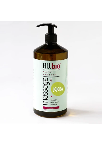 Allbio Masaj Yağı Jojoba 1 lt