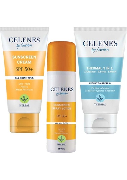 3in1, Güneş Koruyucu 30 Spf ve 50 Spf