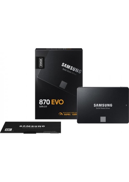 MZ-77E250BW 870 Evo 250GB 560/530 25" Sata SSD