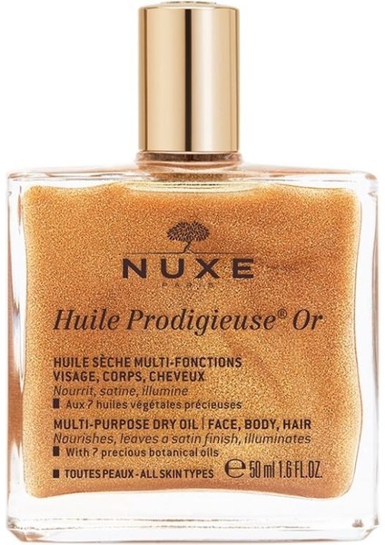 Huile Prodigieuse Or Altın Parıltılı Kuru Yağ 50 ml