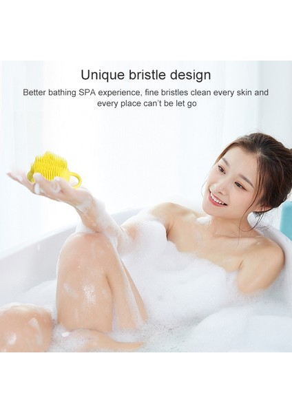 2 Adet Çok İşlevli Banyo Fırçası Mavisi (Yurt Dışından)