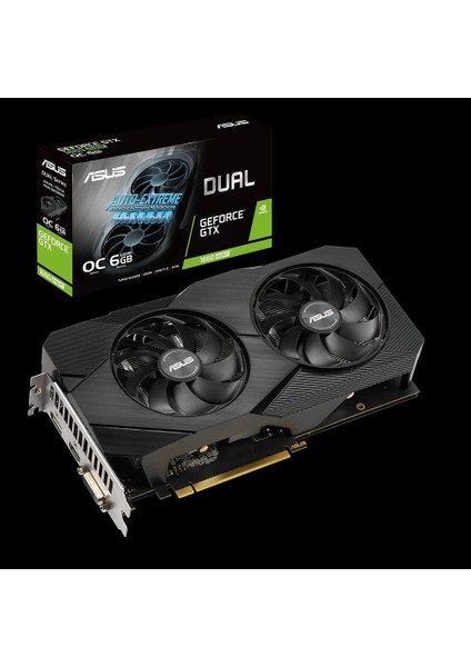 DUAL-GTX1660S-O6G-EVO 6gb GDDR6 192BIT (1xdvı 1xhdmı 1xdp) Ekran Karti