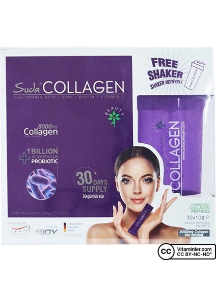 Suda Collagen + Probiotic 30 Saşe X 10 Gr