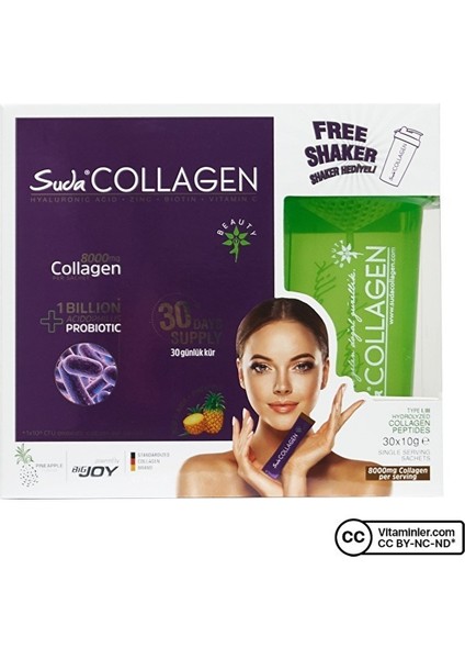 Suda Collagen + Probiotic 30 Saşe X 10 Gr