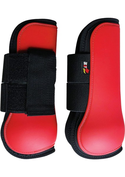 At Fetlock Çizmeler Atlama Bacak Koruma Çizmeler Hafif Koruyucular M Ön Kırmızı(Yurt Dışından)