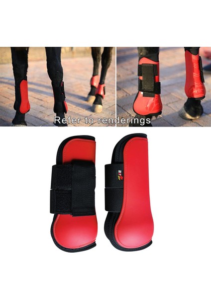 At Fetlock Çizmeler Atlama Bacak Koruma Çizmeler Hafif Koruyucular M Ön Kırmızı(Yurt Dışından) modelleri