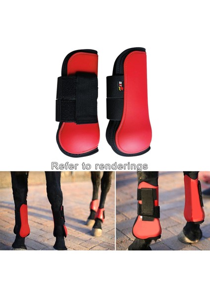 At Fetlock Çizmeler Atlama Bacak Koruma Çizmeler Hafif Koruyucular M Ön Kırmızı(Yurt Dışından) fırsatları