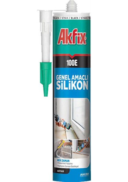 100E Genel Amaçlı Silikon 280 ml Şeffaf