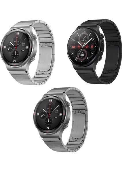 Huawei Gt 3 Pro 46 mm. Siyah İçin Toka Metal İzleme Bandı (Yurt Dışından)