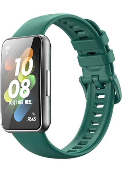 Huawei Band 7 / Honor Band 7 Orange Için Silikon Band (Yurt Dışından)