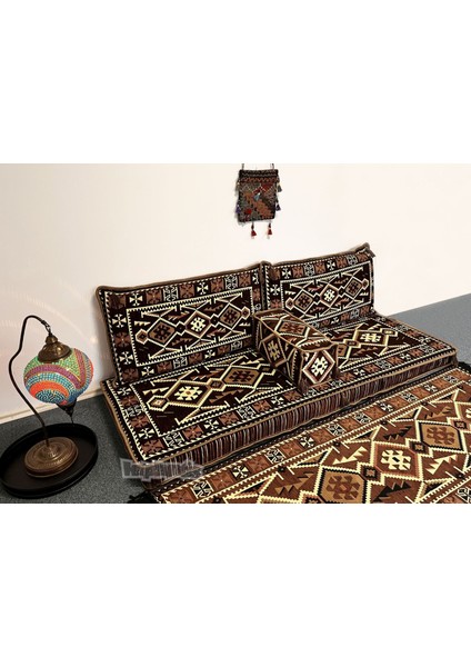 Anadolu Şark Köşesi Ikili Sedir Takımı Kahve modelleri