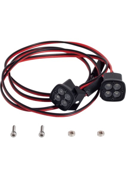 Rc Araba LED Işıkları 2x Sis Farları Için Axial SCX10 90046 Traxxas Trx-4 Trx6 D90(YURT Dışından) fiyatları