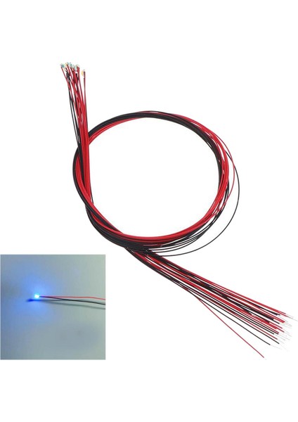 20 x Ön # 0805 Smd LED Sokak Işıkları Ön Lehimli Lambalar Ho N Ölçekli Mavi (Yurt Dışından) fırsatları