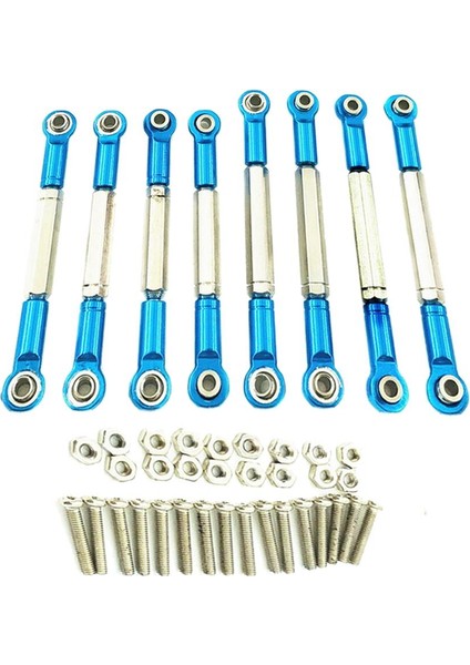 8 Adet Metal Rc Araba Direksiyon Bağlantı 1/16 Wpl C14 Ordu Kamyon Parçaları Için Çekin Çubuklar (Yurt Dışından) modelleri