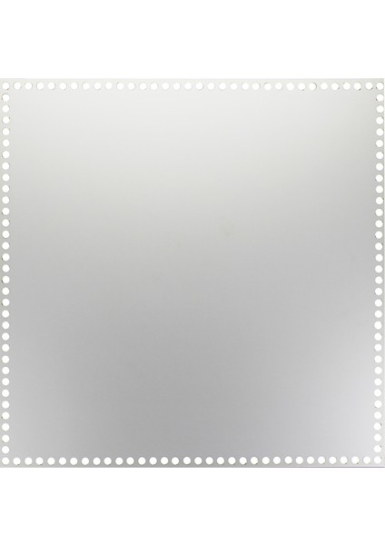 Ahşap Sepet Tepsi Tabanı 40 x 40 cm Beyaz Çift Yüz 3 mm Mdf