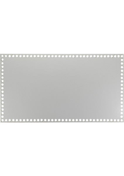 Ahşap Sepet Tepsi Tabanı 40 x 22 cm Beyaz Çift Yüz 3 mm Mdf