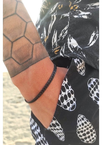 3'lü Snake Model Kararmaz Çelik Bileklik Set