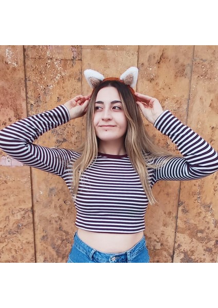 Kahverengi Tavşan Kulak Taç