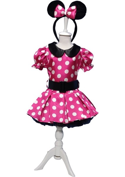 Minnie Mouse Elbise Pembe