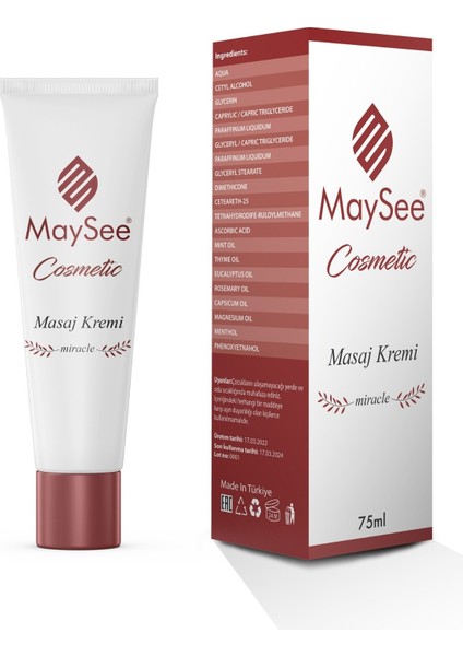 Ve Masaj Kremi ( Kas, Eklem Ve Kronik lar) 75ml 2 Adet