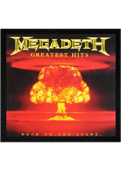 Megadeth Greatest Hits Albüm Arma Peç Patch Yama