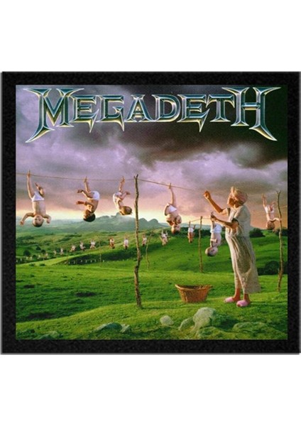 Megadeth Youthanasia Albüm Arma Peç Patch Yama
