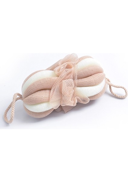 Banyo Topu Ovma Geri Banyo Çekme Uzun Köpük Net Banyo Fırça Gri (Yurt Dışından)