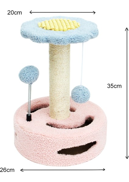 Kedi Tırmanma Çerçevesi Yaratıcı Ayçiçeği Sisal Kedi Tırmalama Sonrası Kedi Malzemeleri( Yurt Dışından )