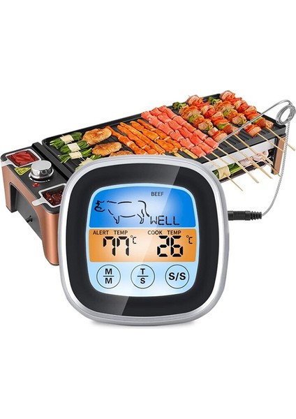 Barbekü Mangal Fırın Termometresi 530 Derece THR359 fiyatları