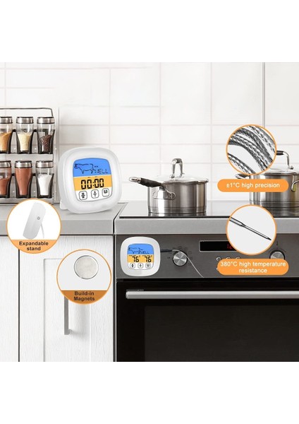 Barbekü Mangal Fırın Termometresi 530 Derece THR359 modelleri