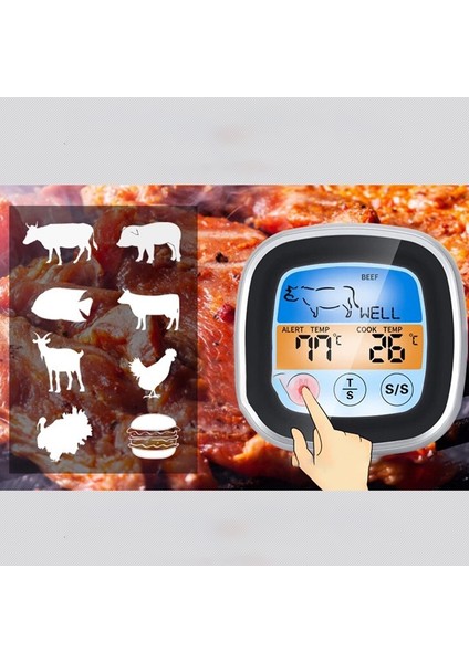 Barbekü Mangal Fırın Termometresi 530 Derece THR359 fırsatları