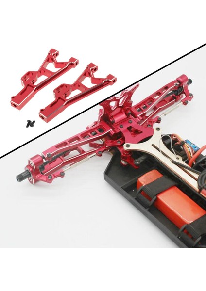 Jlb Yarış 1/10 Araba Canavar Kamyon Hobi Modeli Için Rc Salıncak Kolu Kırmızı Değiştirilmiş (Yurt Dışından) modelleri