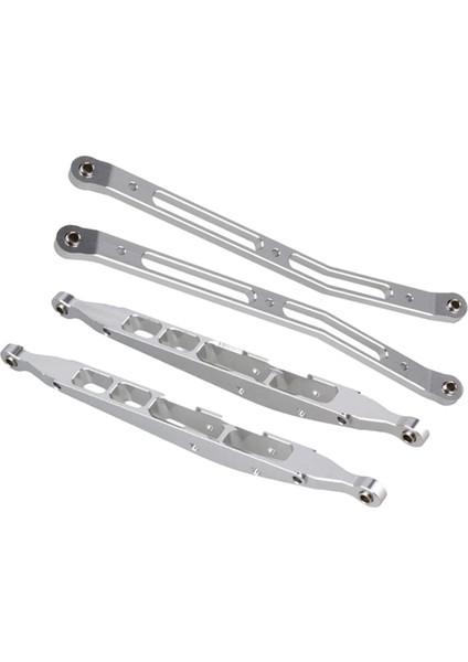 Axial Yeti Için 1/10 Metal Üst ve Alt Şasi Bağlantısı AX90057 AX90068 Gümüş (Yurt Dışından) fırsatları