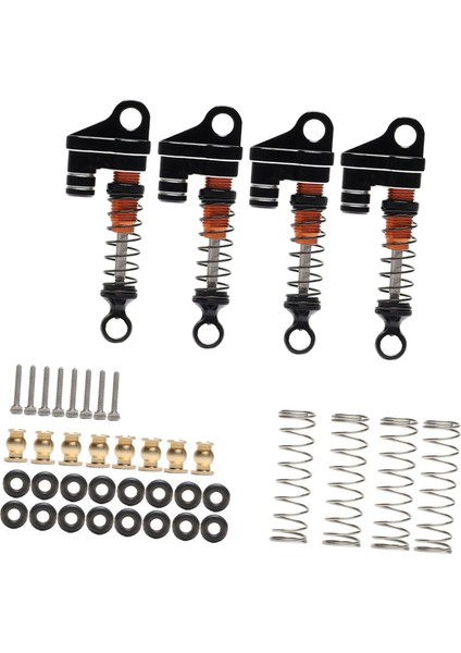 4 Pack Simülasyon Rc Model Buggy Ön Amortisör Eksenel SCX24 90081 Siyah (Yurt Dışından) modelleri