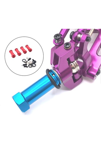 Metal Tekerlek Hex Hubs Tahrik Adaptörü 12MM Wltoys Için 12428 1/12 Rc Araba Kamyon Kırmızı (Yurt Dışından) modelleri