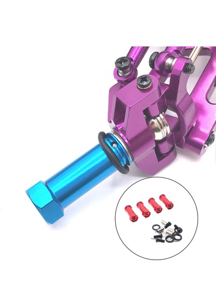 Metal Tekerlek Hex Hubs Tahrik Adaptörü 12MM Wltoys Için 12428 1/12 Rc Araba Kamyon Kırmızı (Yurt Dışından) fırsatları