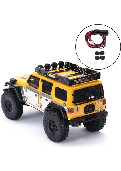 Yükseltme Aksesuar Eksenel SCX24 Wrangler Için Uygun 1:10 Rc Kaya Paletli Araba Dıy Çatı Raf Işık (Yurt Dışından) fırsatları