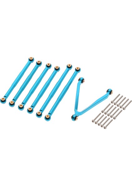 Eksenel SCX24 AXI90081 Için Bağlantı Seti 1/24 Ölçekli Rc Paletli Kamyon Araba Mavi (Yurt Dışından)