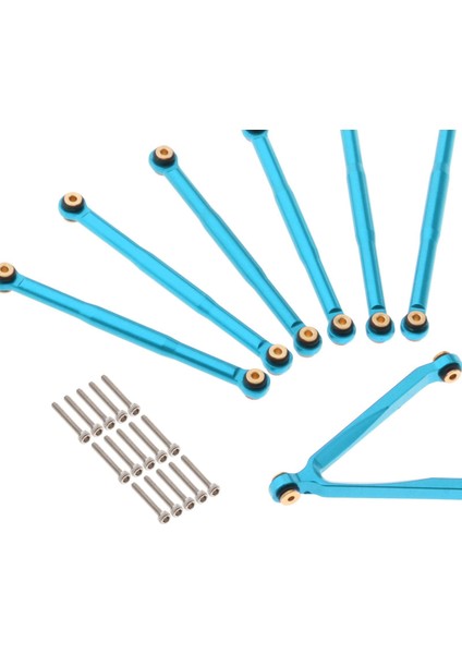 Eksenel SCX24 AXI90081 Için Bağlantı Seti 1/24 Ölçekli Rc Paletli Kamyon Araba Mavi (Yurt Dışından) fırsatları