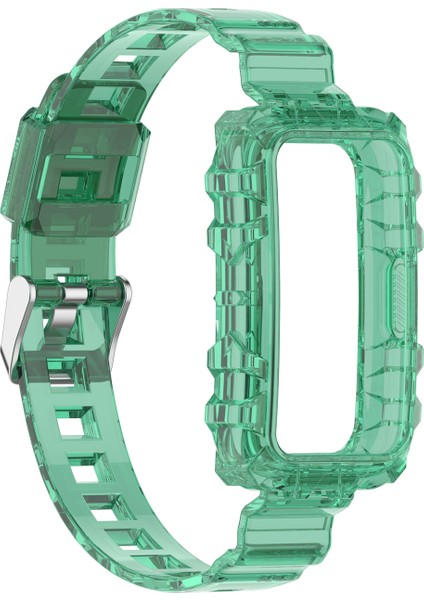 Onur Band 6 Şeffaf Green Için Silikon Saat Bandı (Yurt Dışından)