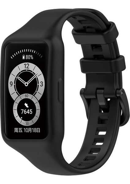 Huawei Band 7 Siyah Için Silikon Izle Band (Yurt Dışından)