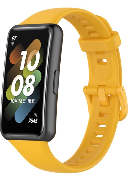 Huawei Band 7 Sari Için Silikon Saat Band (Yurt Dışından)