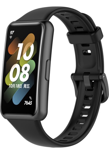 Huawei Band 7 Siyah Için Silikon Izle Band (Yurt Dışından)